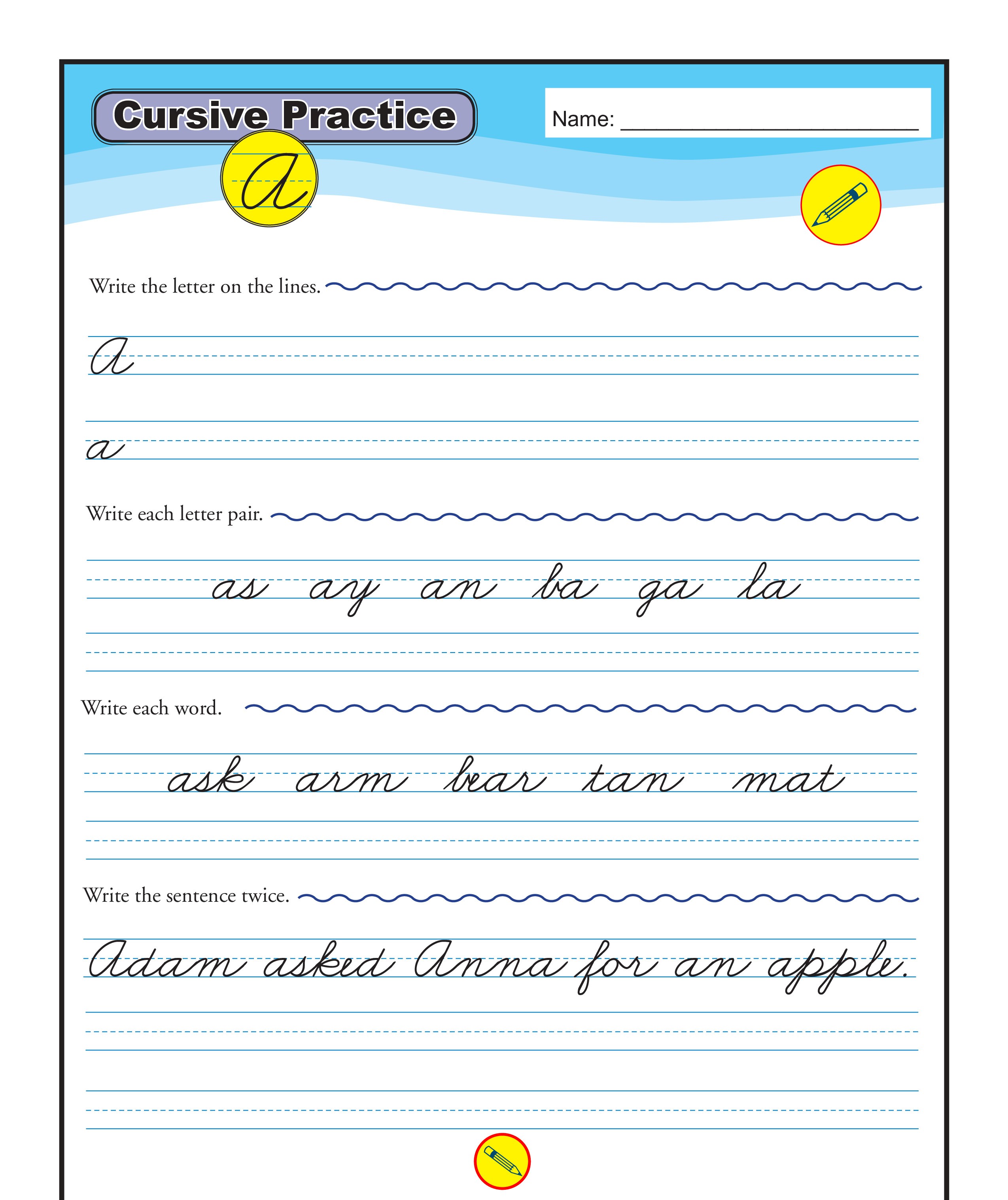 Cursive Alphabet For Free👍