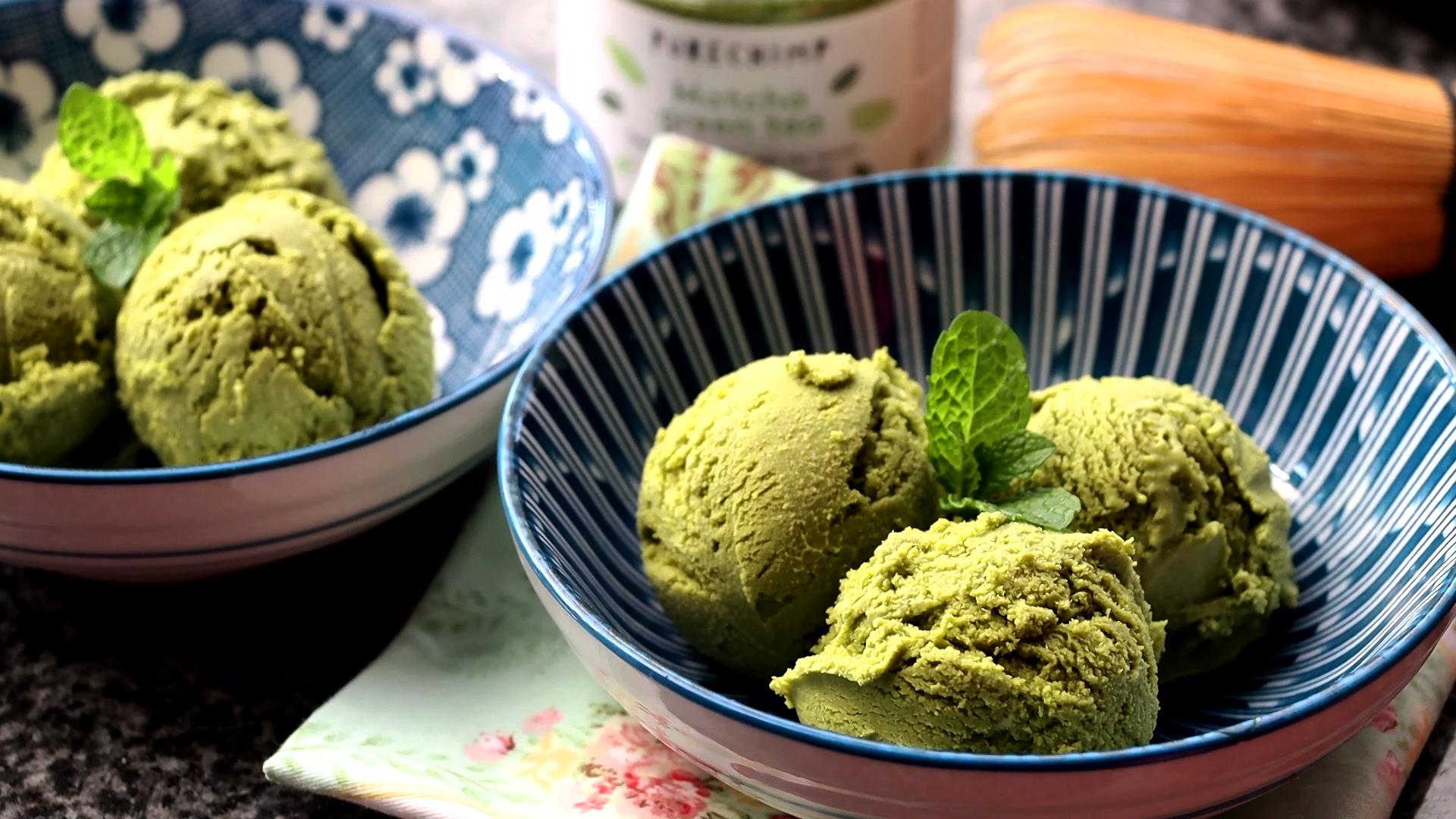 Josephine's Recipes Homemade Matcha Green Tea Ice Cream Recipe