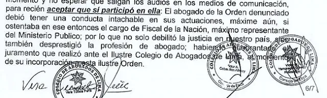 Pedro Chávarry: Consejo de Ética del CAL decide suspender su colegiatura