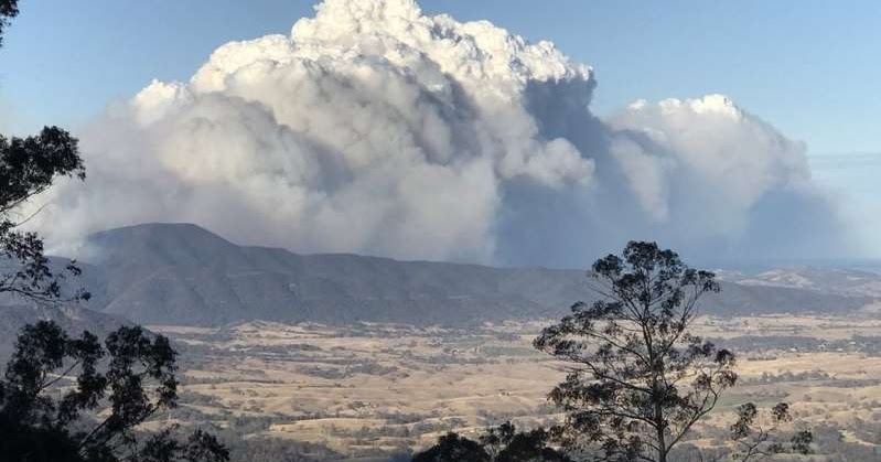 New South Wales battles winter bushfires