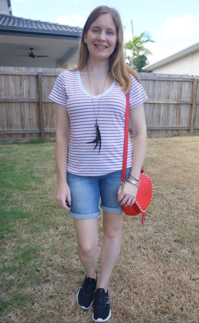 Red Crossbody Bag Outfit