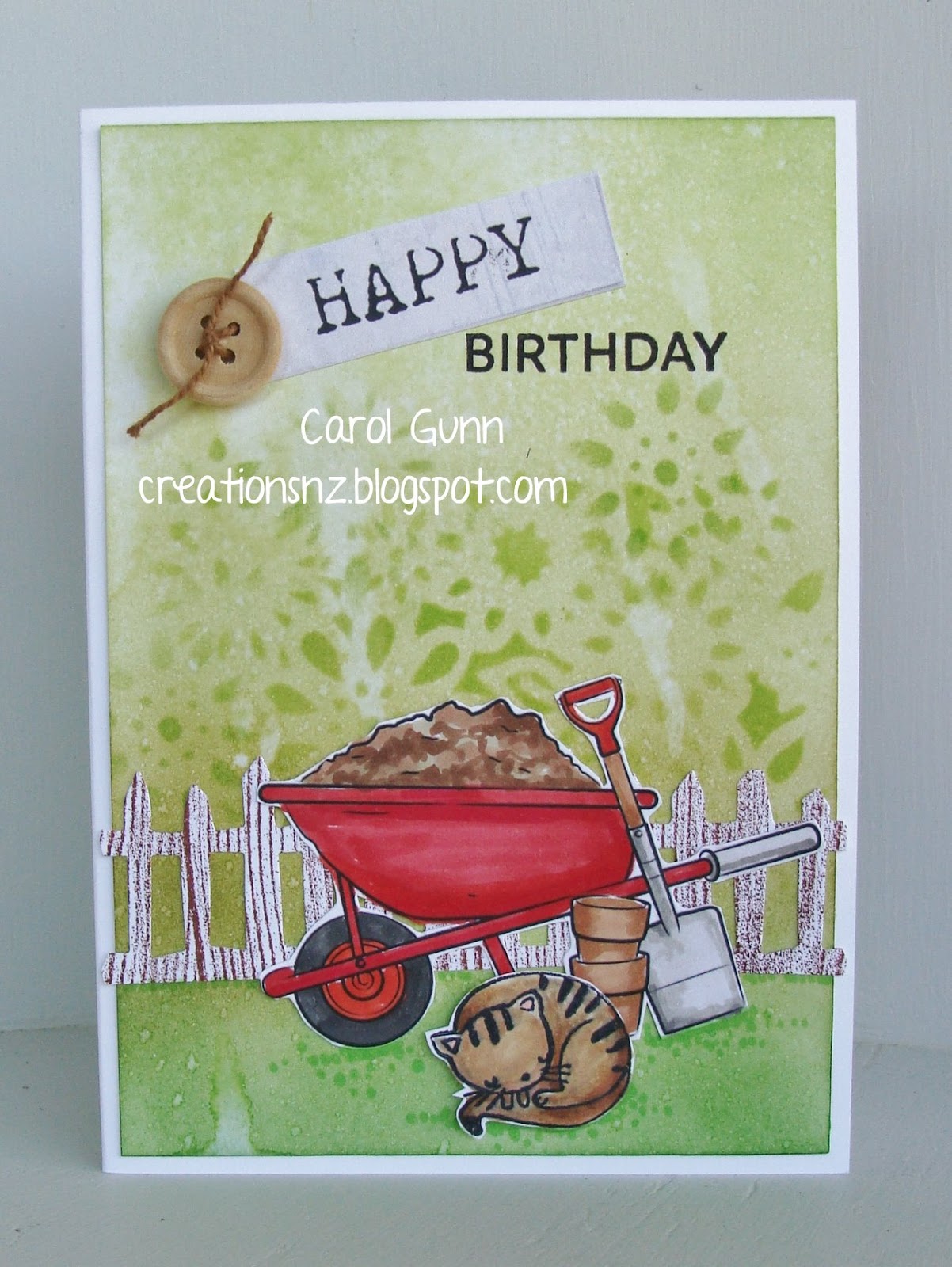 CarolG creates (creationsnz) Birthday Gardening