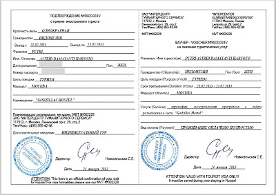 My life. My journey.: Visa Rusia: difficult? Naaahh...still doable kok.