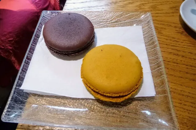 Giant macarons in Carcassonne