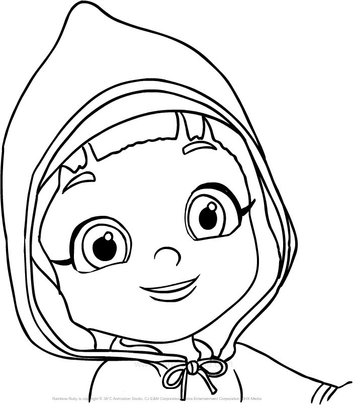 Coloring Pages For Kids Free Images Rainbow Ruby Free