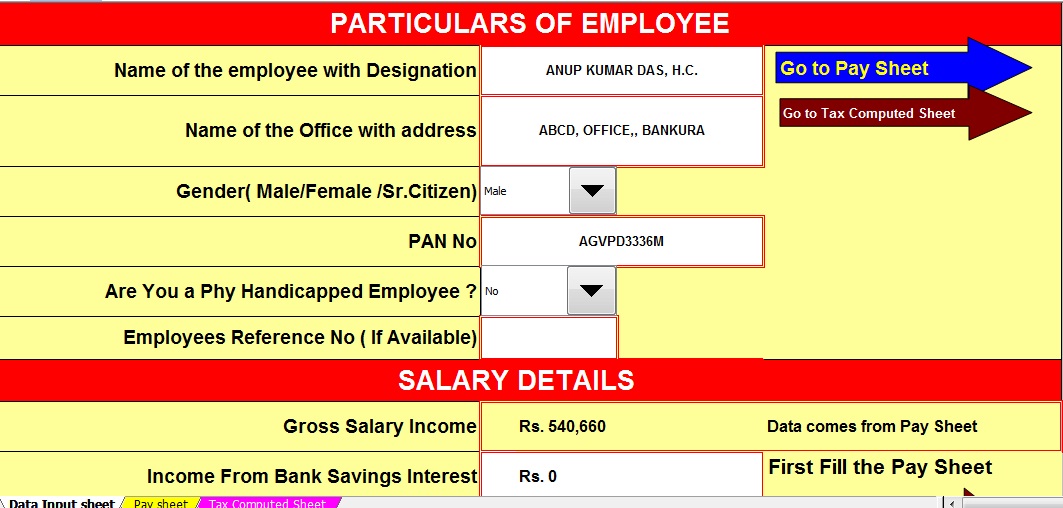 employee cost calculator excel