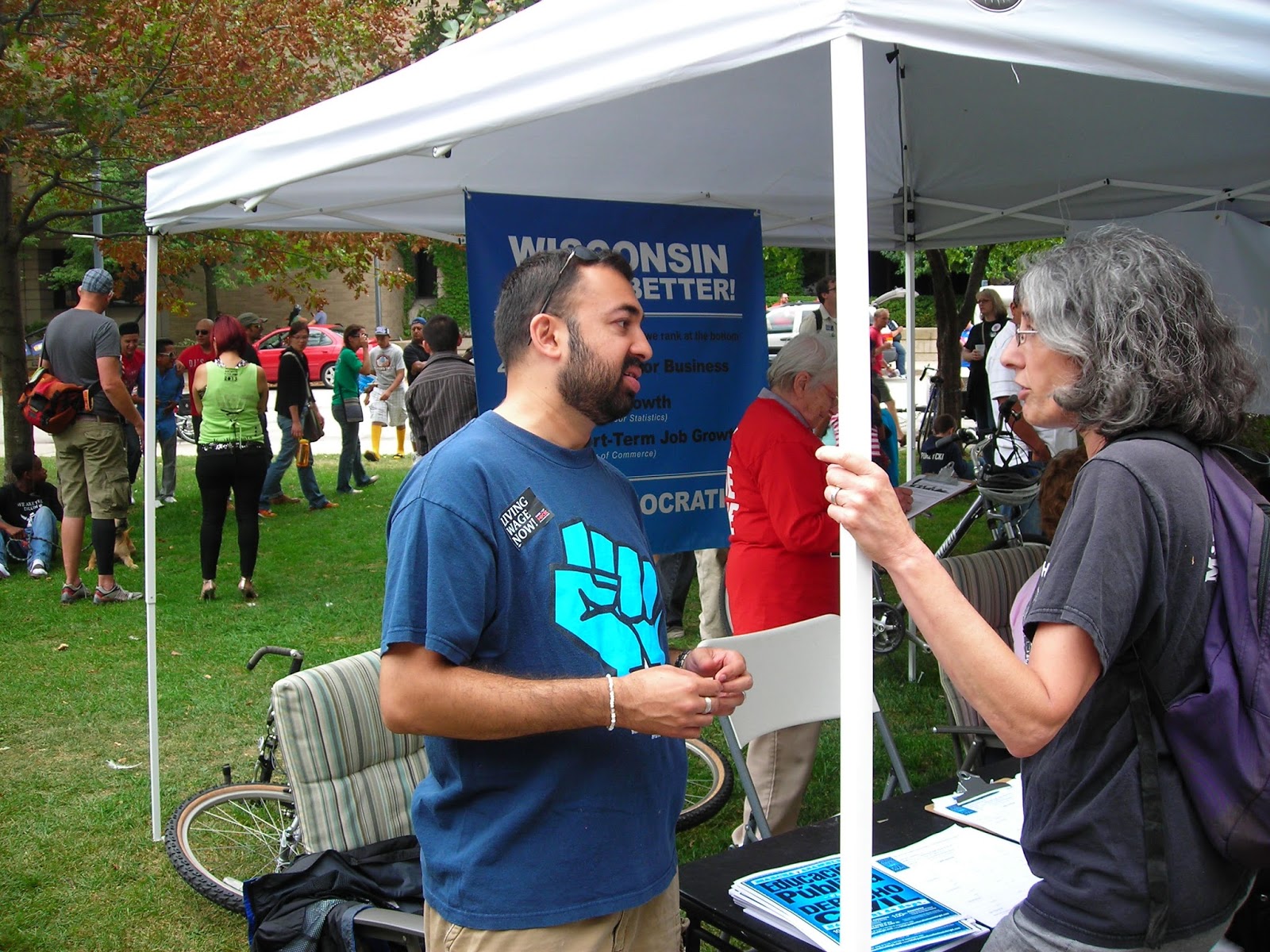 Cognitive Dissidence Milwaukee Labor Day Rally 2013
