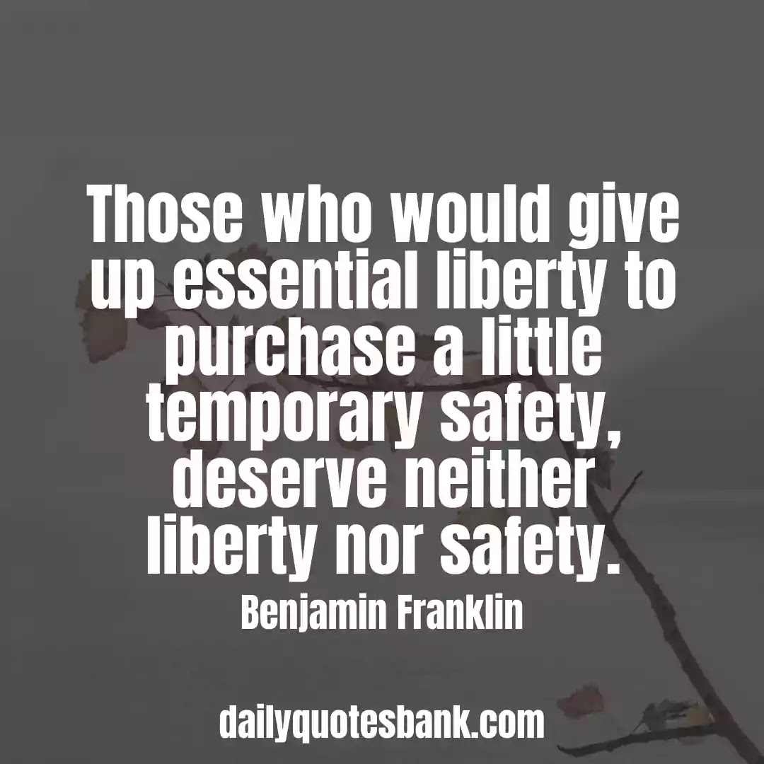 Benjamin Franklin Quotes That Will Help Think Positive