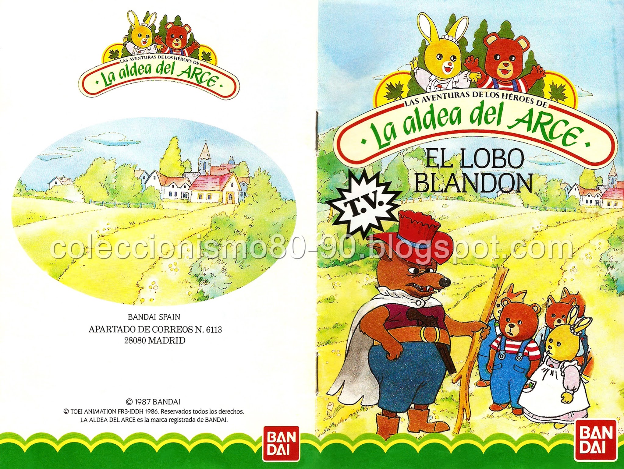 Coleccionismo 8090 LA ALDEA DEL ARCE MINICUENTO EL LOBO BLANDÓN Coleccionismo 8090 LA ALDEA DEL ARCE MINICUENTO EL LOBO BLANDÓN