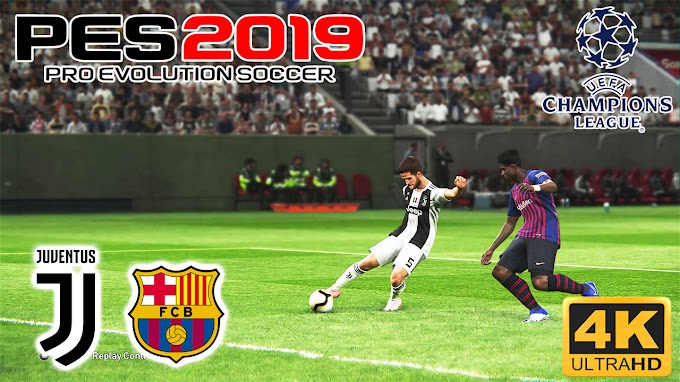 PES 2019 | Juventus vs FC Bacelona | UEFA Champion League | PC GamePlaySSS