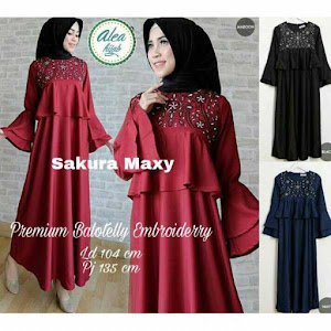 Gamis Gaun Pesta Sakura Maxy