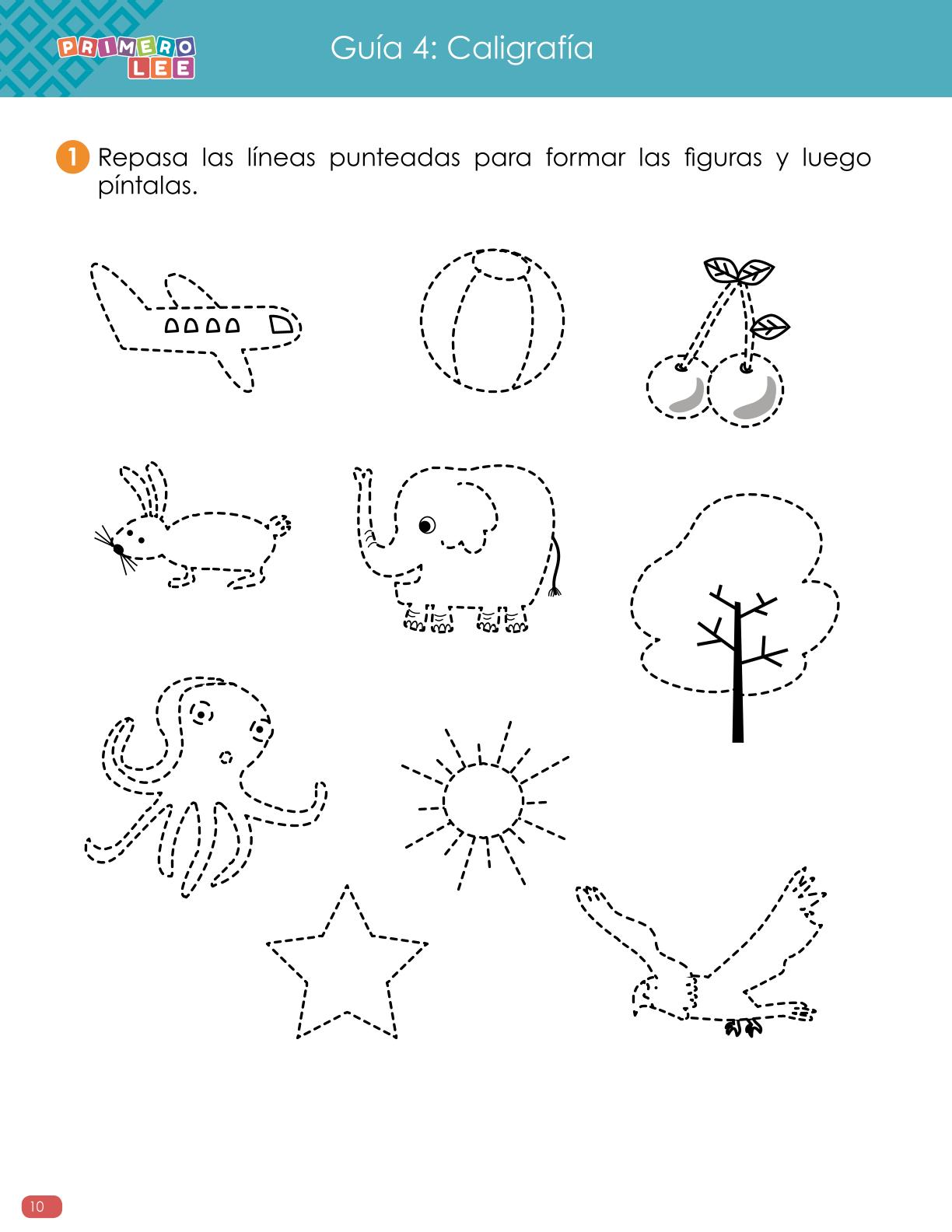 Cuaderno Caligrafía Primero LEE  Materiales Educativos para Maestras