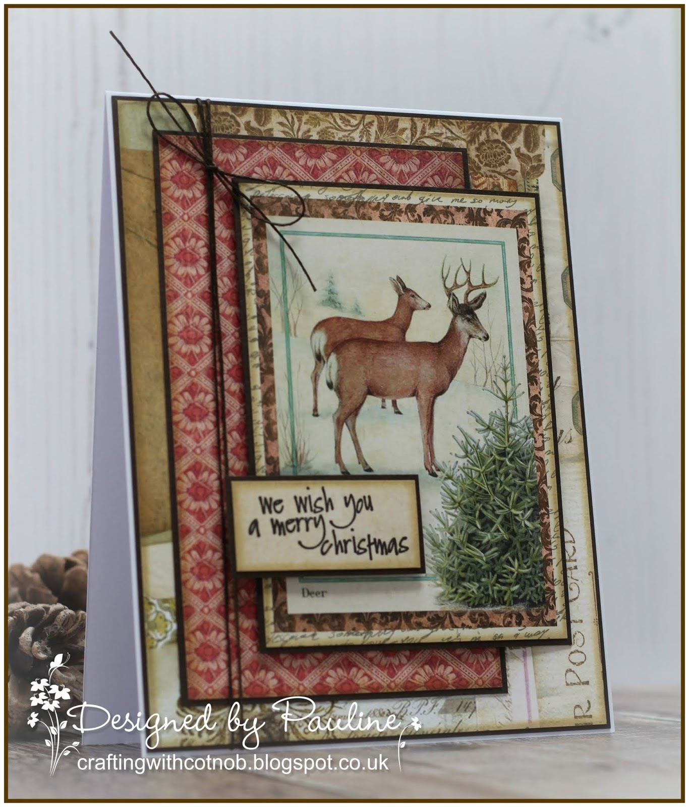 Crafting with Cotnob: Christmas Deer