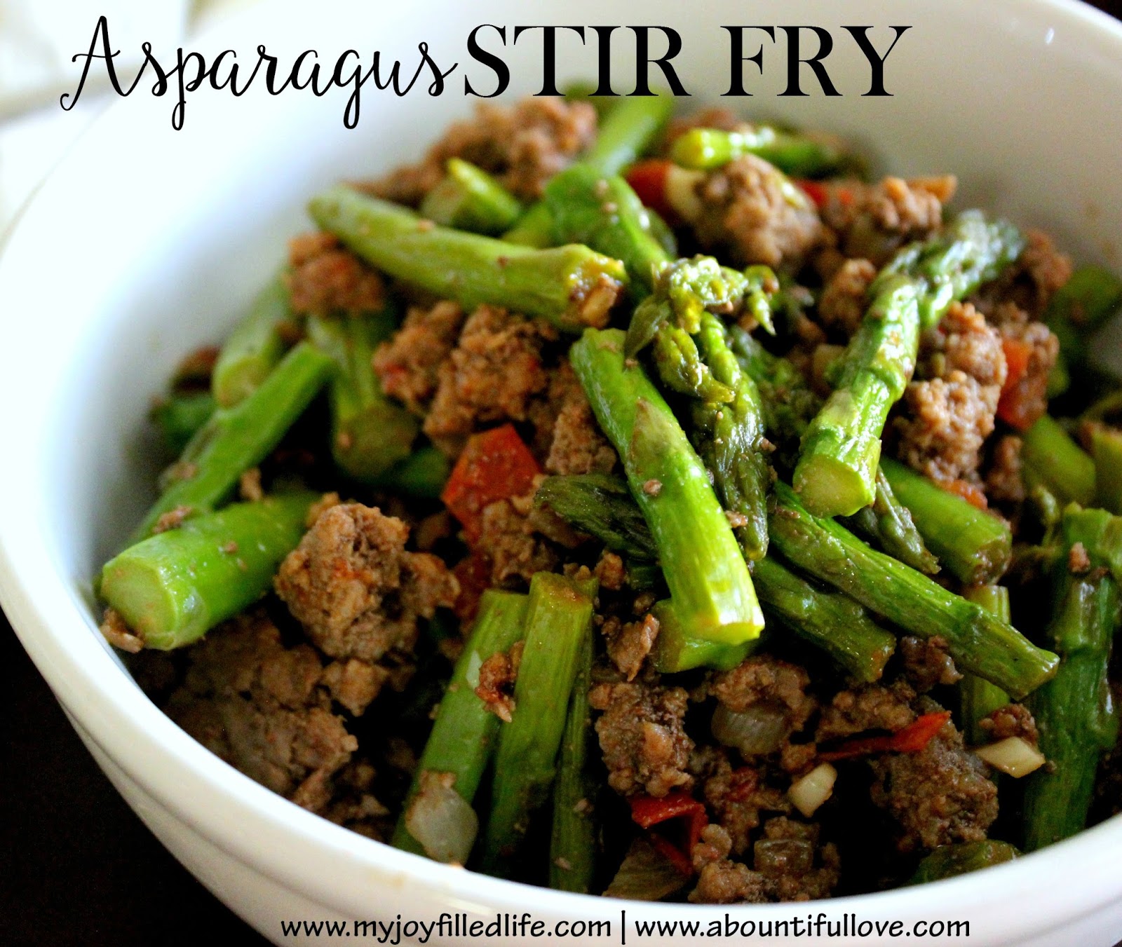 Asparagus Stir Fry A Bountiful Love