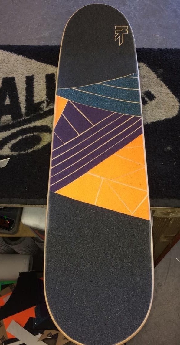My customize skateboard i grip how tape? do 
