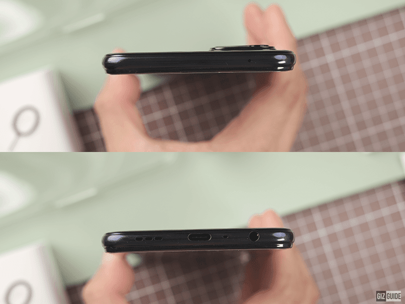 Top and bottom side Top and bottom side