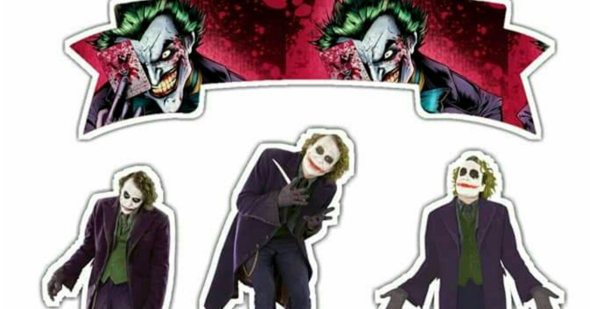 Joker Free Printable Cake Toppers Oh My Fiesta! for Geeks