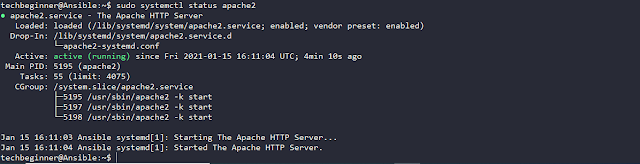 How to install Apache on ubuntu using Ansible Playbook - Tech Beginner