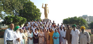 चौधरी देवी लाल की 108 वीं जयंती  पर कार्यक्रम आयोजित ,जेजेपी कार्यकर्ताओ ने किया नमन