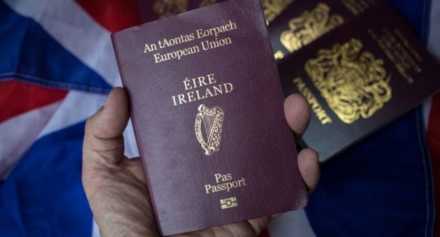 how to travel to ireland with irish passport