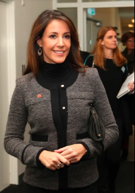 Princess Marie of Denmark attend the opening, as patron of the national association for Autism, the conference