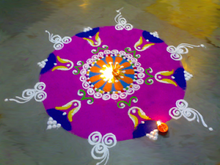 Diwali Rangoli Designs 2013