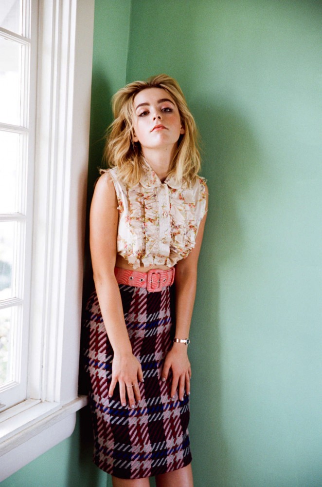 Kiernan Shipka is stylish for Marie Claire's April 2015 photoshoot