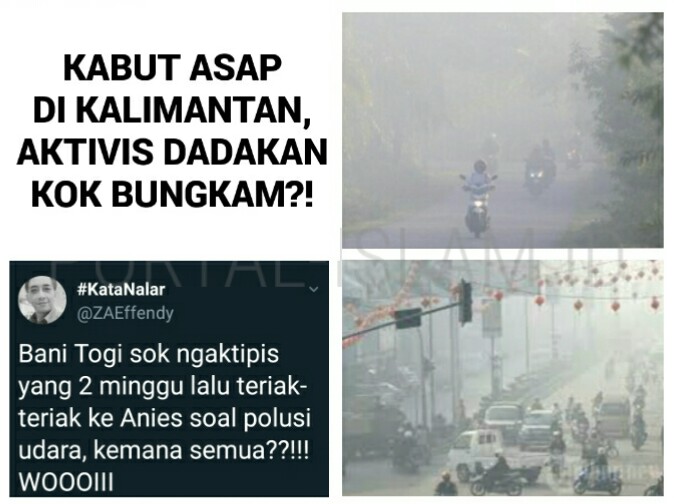 Kabut Asap Pekat Di Pontianak Yang Ganggu Kesehatan Warga Tak