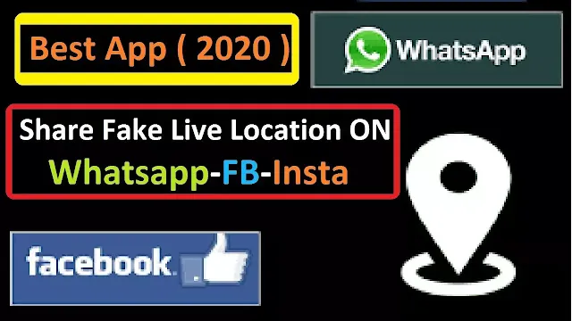 How to share fake live location on whatsapp?