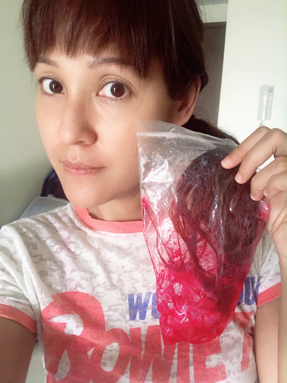 DIY Hair Pastel Hair with Food Colouring