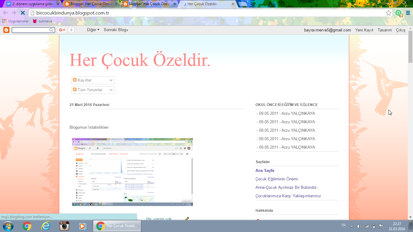 Her Çocuk Özeldir.