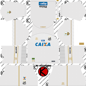 Santos FC 2018/19 Kit - Dream League Soccer Kits