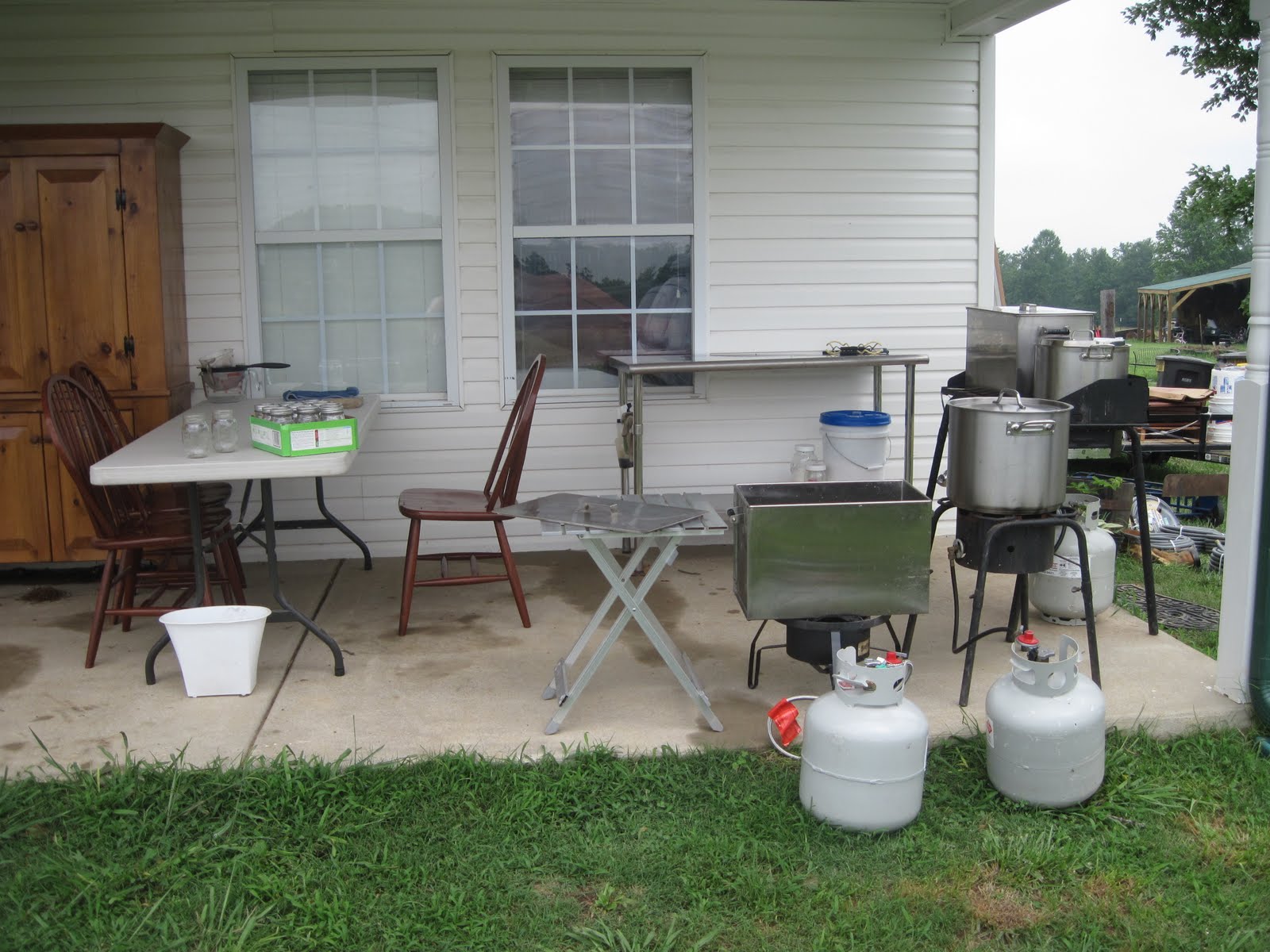 Home Shalom: Canning Outside - Updated