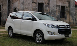 Toyota innova Crysta on rent