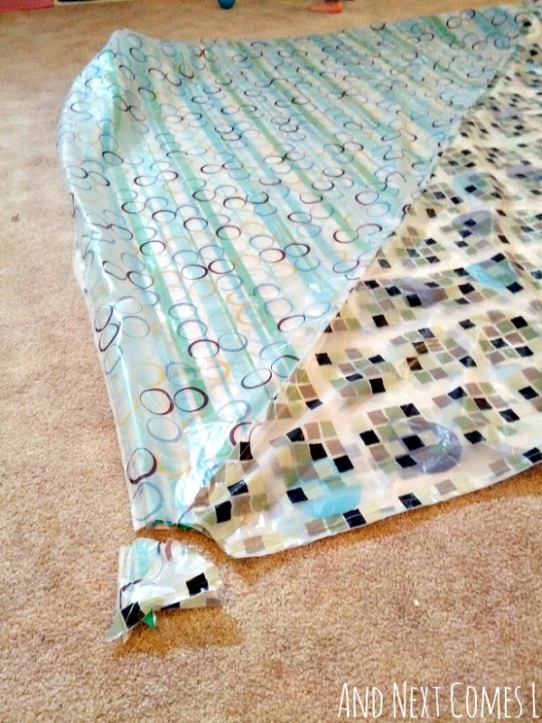 How to Make a Big Homemade Parachute for Kids And Next Comes L