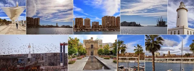 Celebrate the New Year in Malaga: Seaside Promenade in Málaga, Spain on New Year's Day