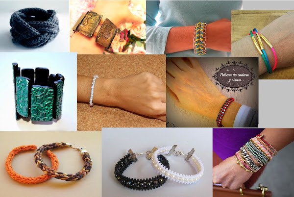 http://www.facilisimo.com/eleojota/blog/manualidades/bisuteria/inspiraciones-10-ideas-de-pulseras-diy_1006693.html