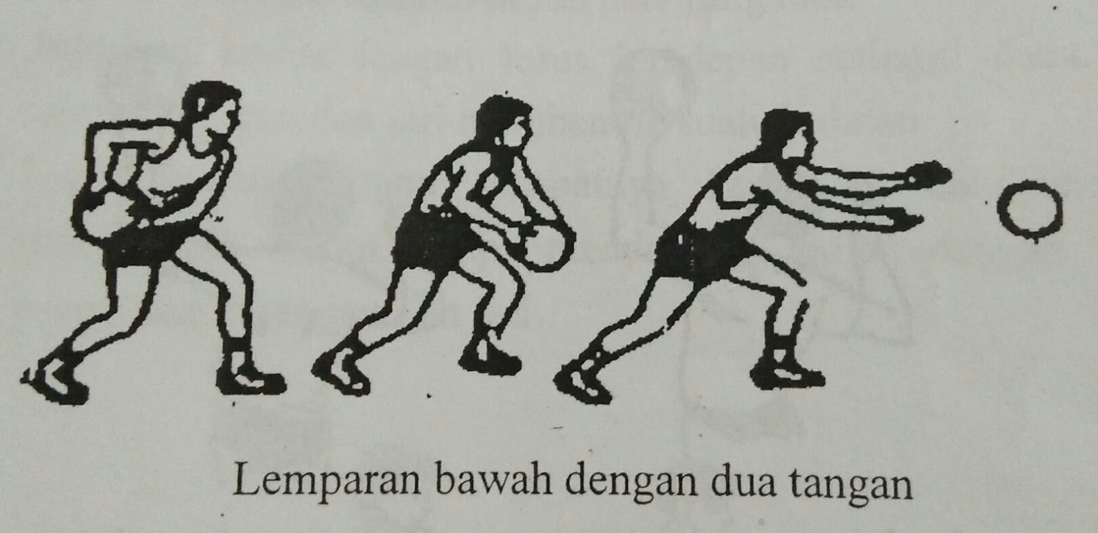 Sasaran lemparan pada bola basket berupa