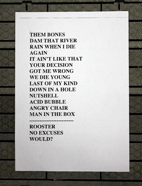 alice in chains tour 2023 setlist