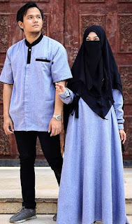 Model hijab cadar couple terbaru tahun ini