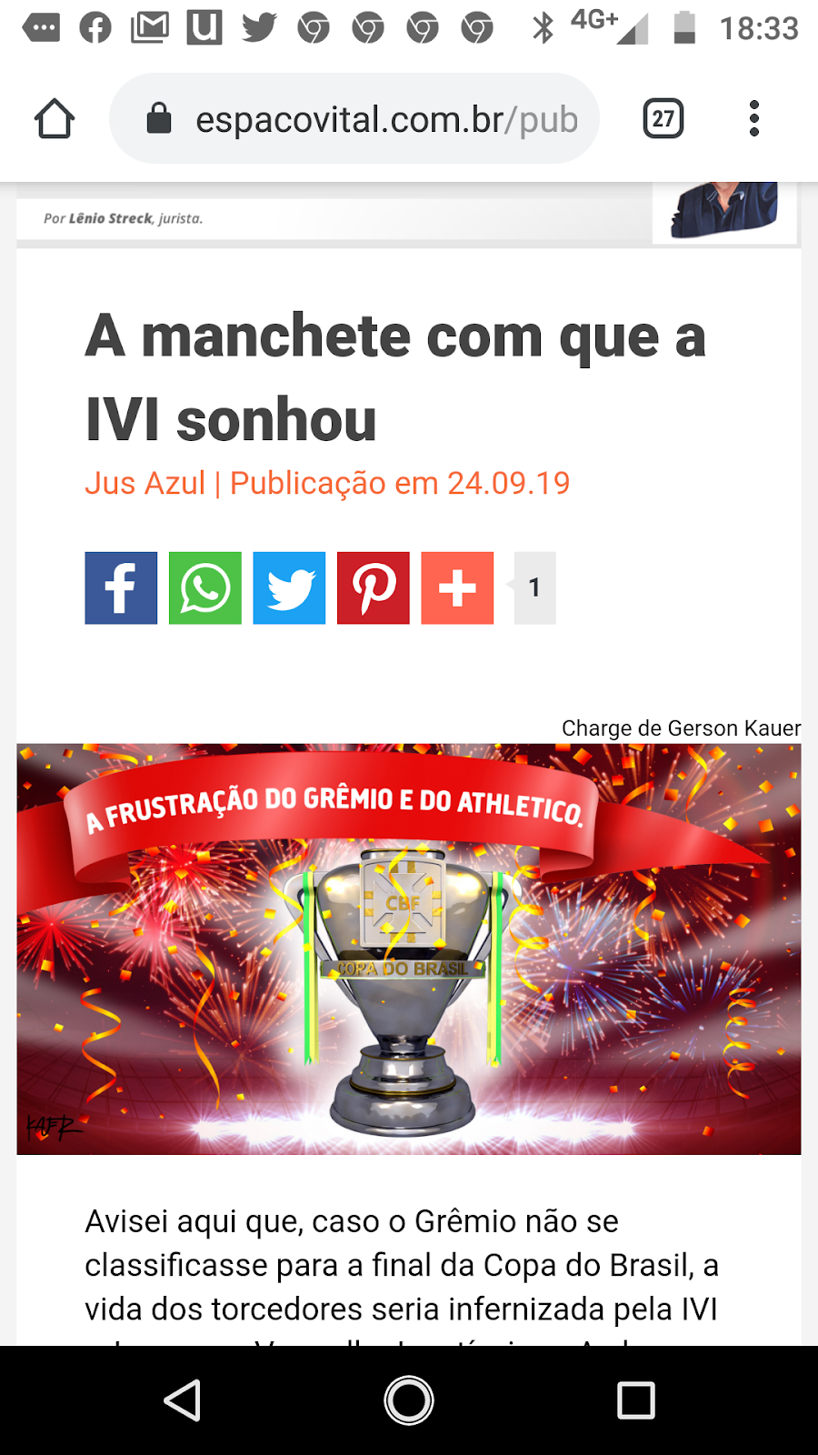 do RW Lenio Streck.O Combatente!