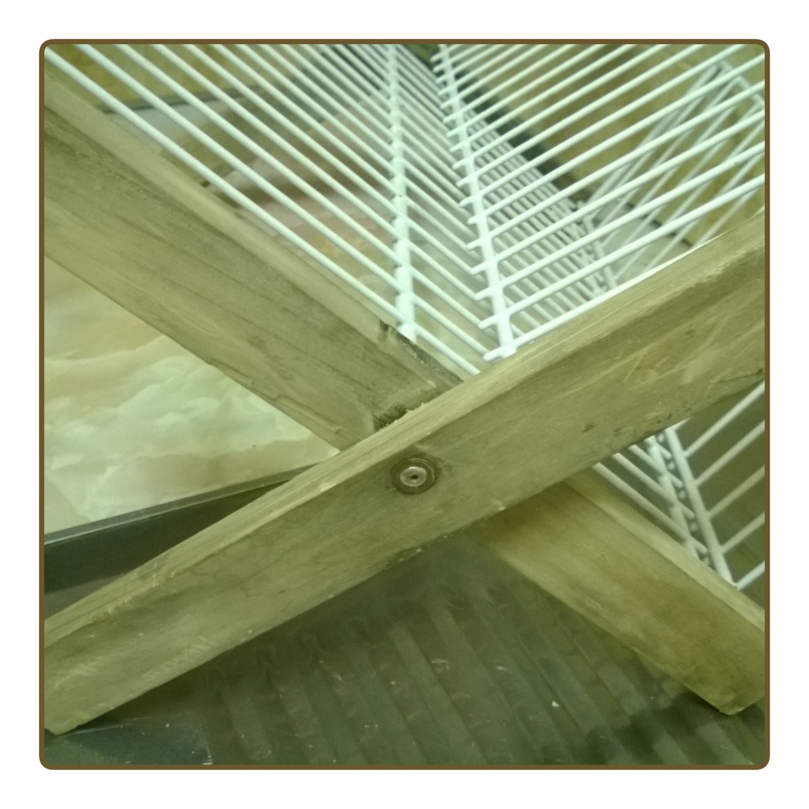Laura's DIY crafts: Revamped and re-purposed drying rack