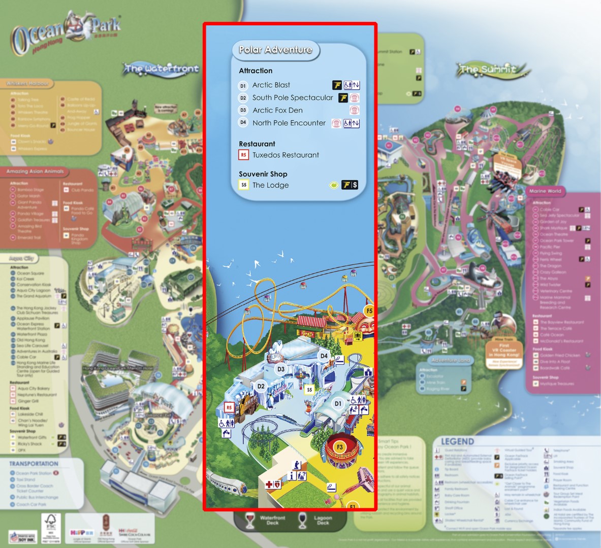 Entree Kibbles Polar Adventure Zone South Pole Spectacular and North