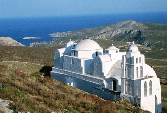 Φολέγανδρο​ς, τα βήματα της Παναγιάς
