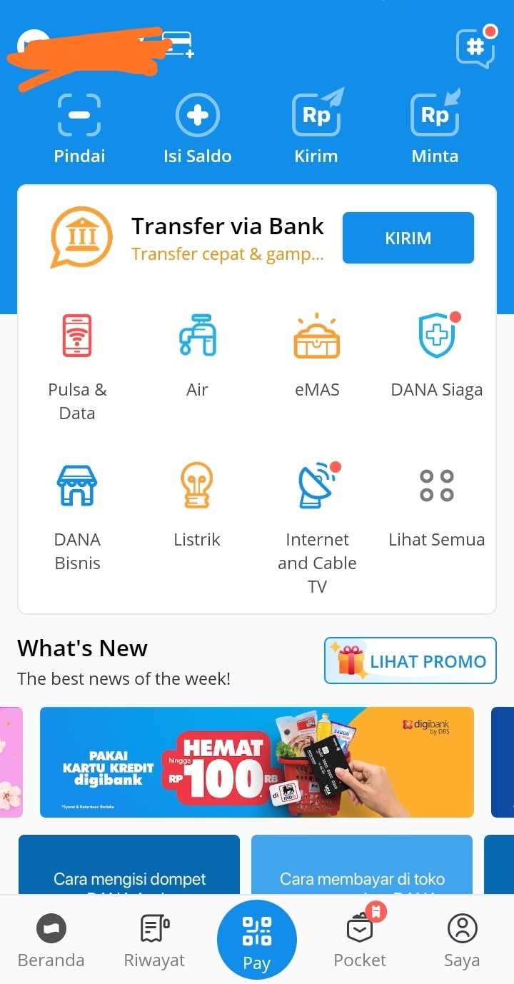 Cara Transfer Uang Dengan DANA