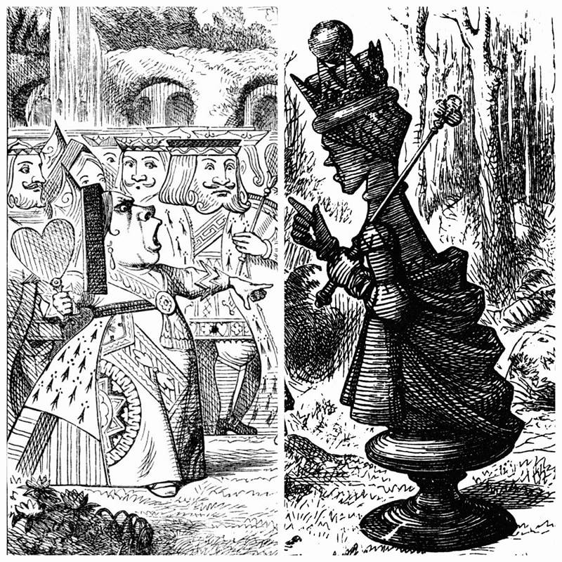 Wonderland The Queen of Hearts vs. Red Queen