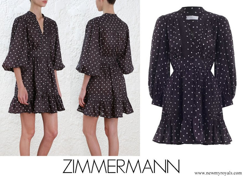 zimmermann prima dot dress