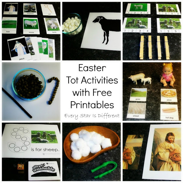 Easter Tot Activities with Free Printables