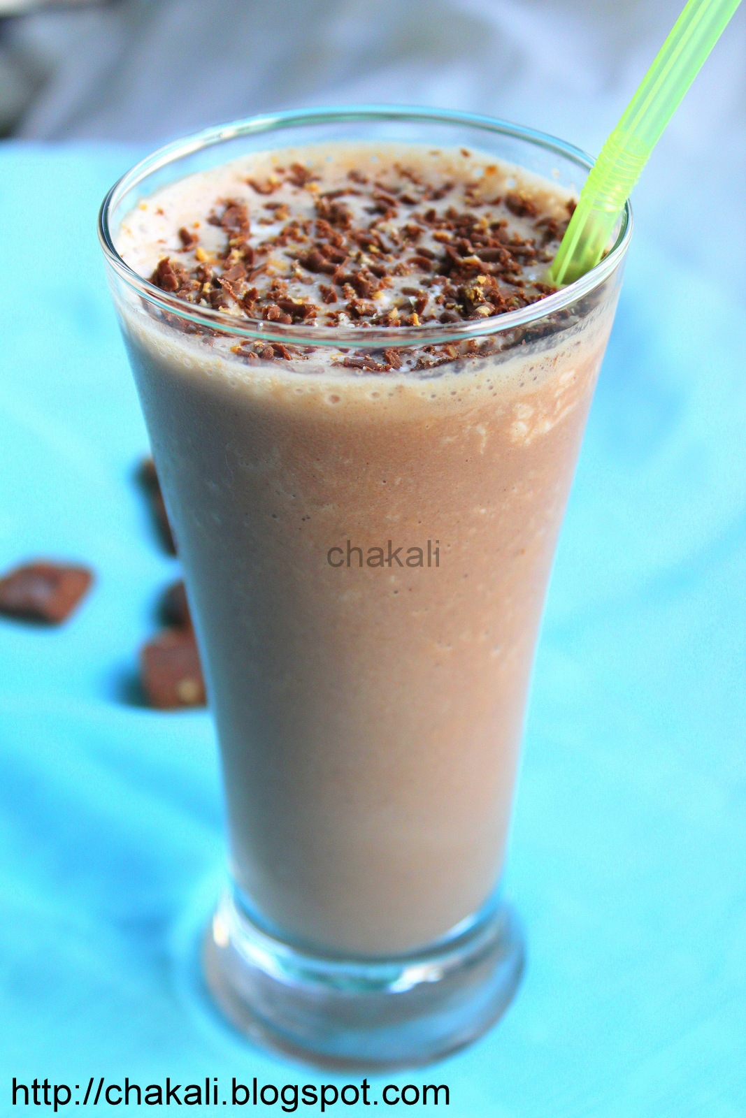Chocolate soya Smoothie चकली