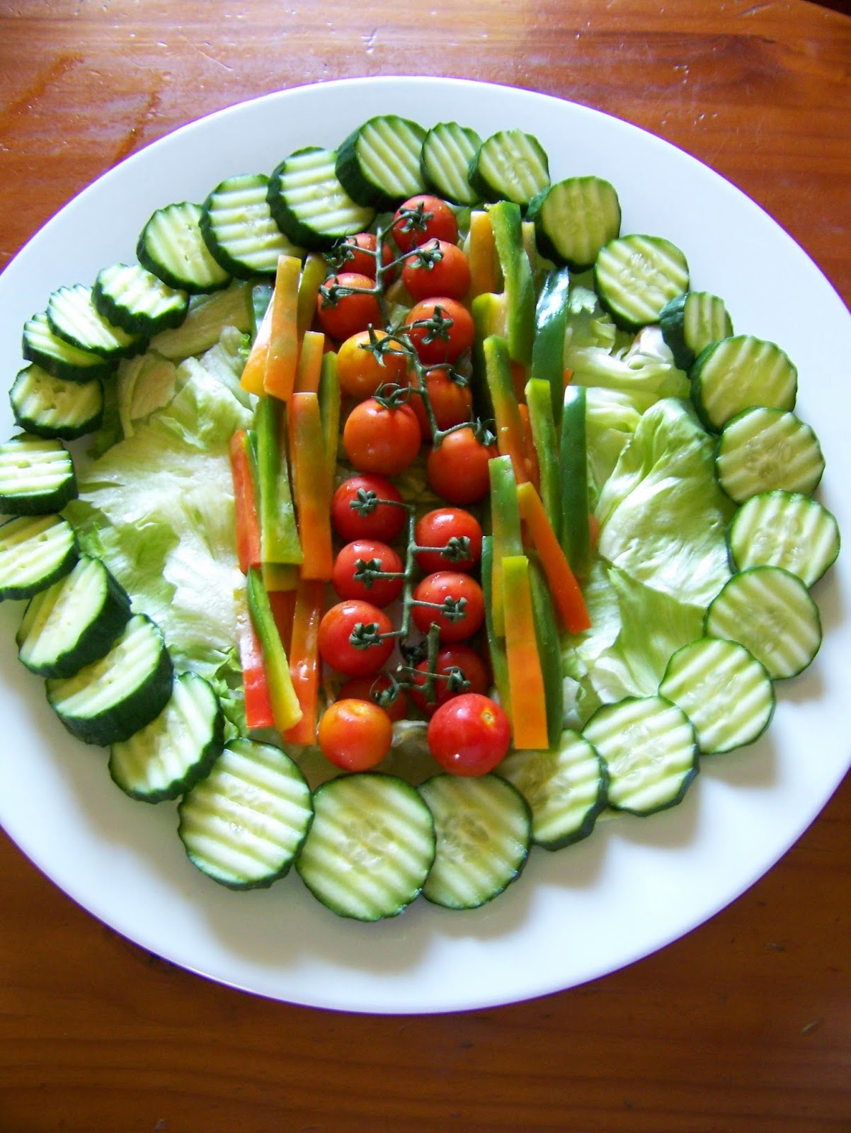 A Pretty Talent Blog Arranging a Salad Platter